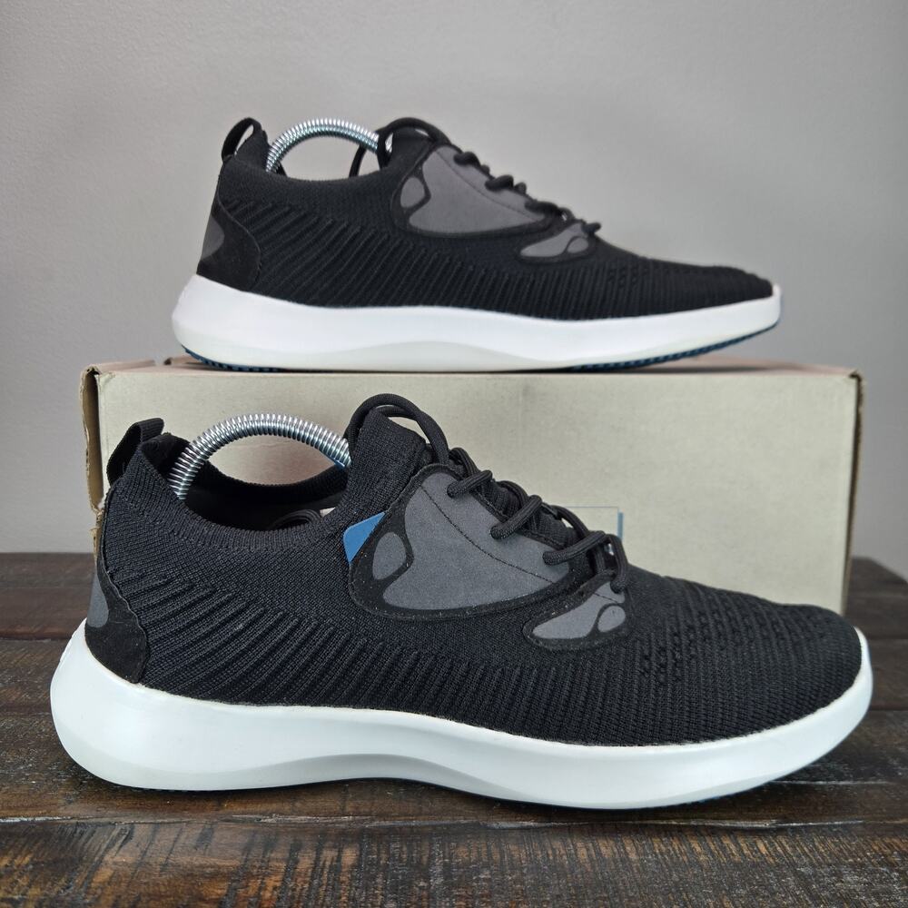 Vessi Everyday 2.0 Womens Size 11 Waterproof Shoes Sneakers Onyx Black White